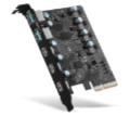 YEELIYA 5 Port USB 3.2 Gen 2 USB-A/C 10Gbps PCI Express カード