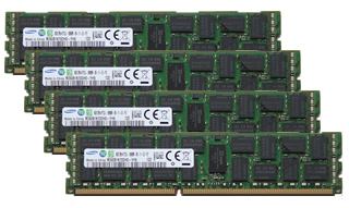 Crucial 64GB (4x16GB) DDR3 1866MHz PC3-14900 Registered ECC Server Memory RAM Kit